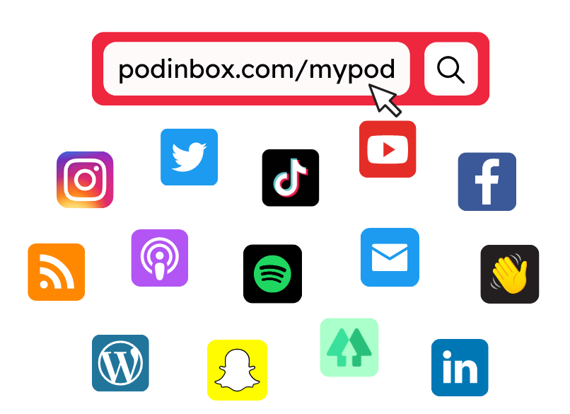 share your podinbox links
