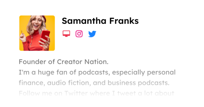 Podcast Fan Profiles on PodInbox